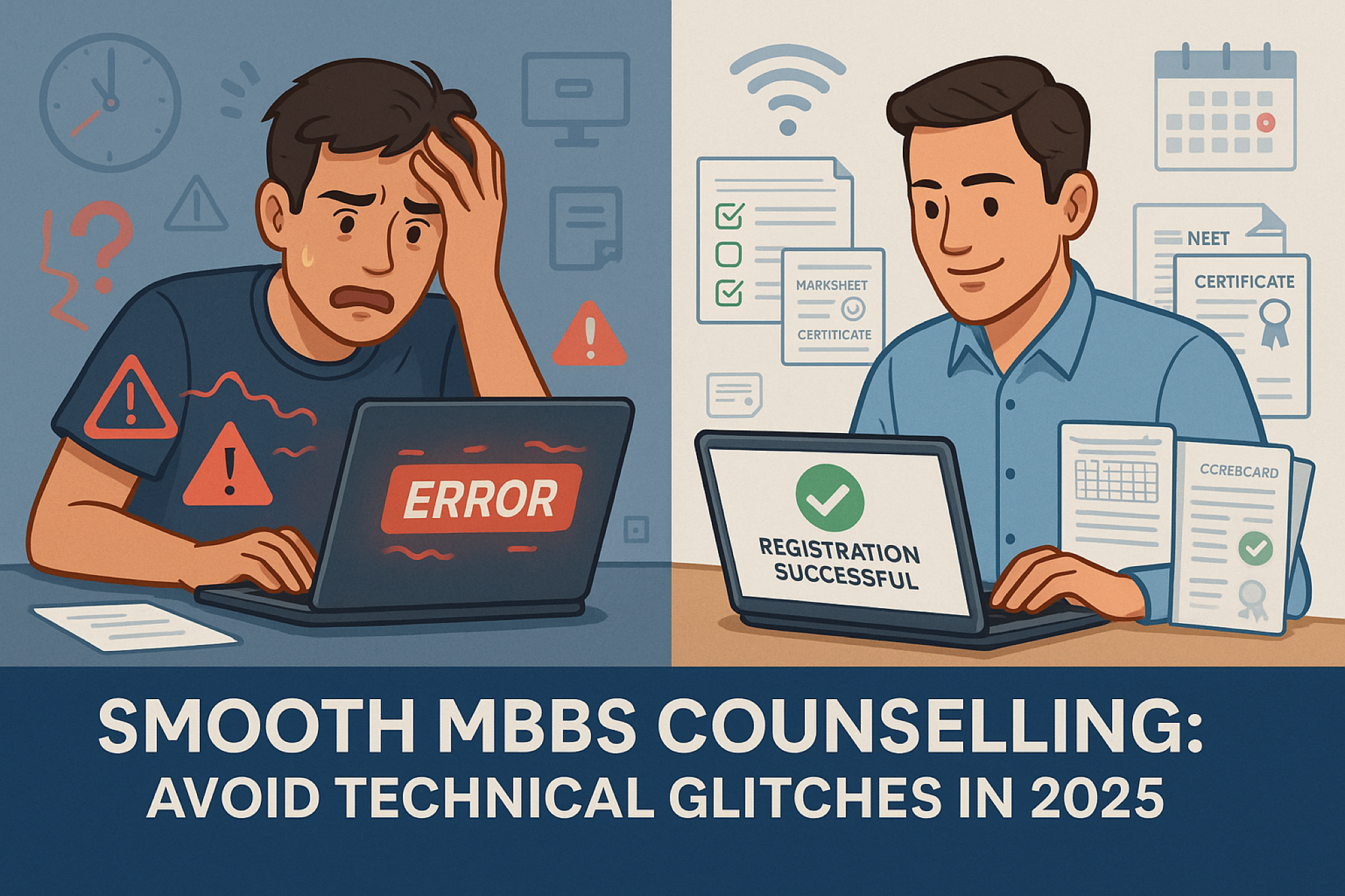 Avoiding Technical Glitches During Counselling Registration