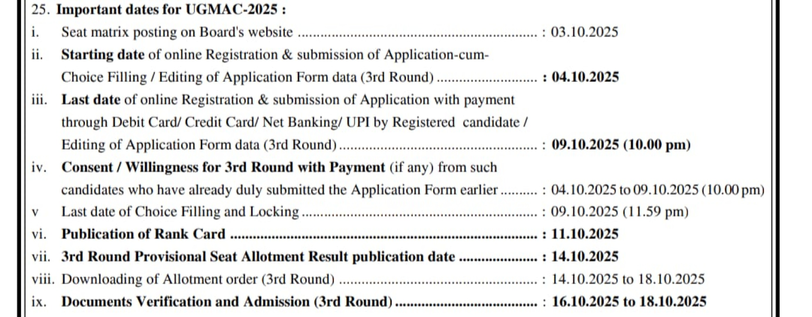 BIHAR MBBS COUNSELLING Latest Update 2025- Important Dates R3