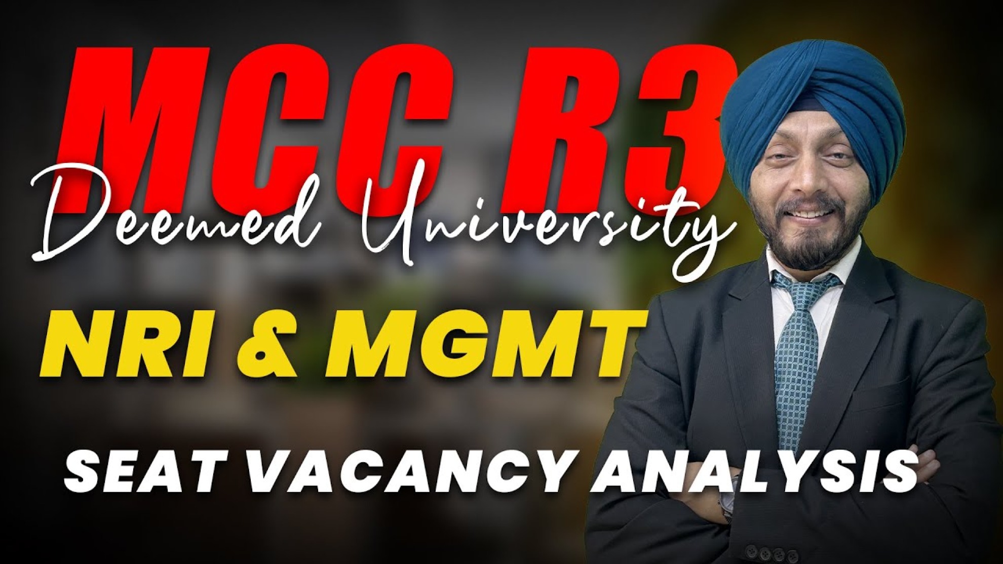 MCC Round 3 Notification 2025 – New Seat Additions & NRI + Management Quota Vacancies in Deemed Universities