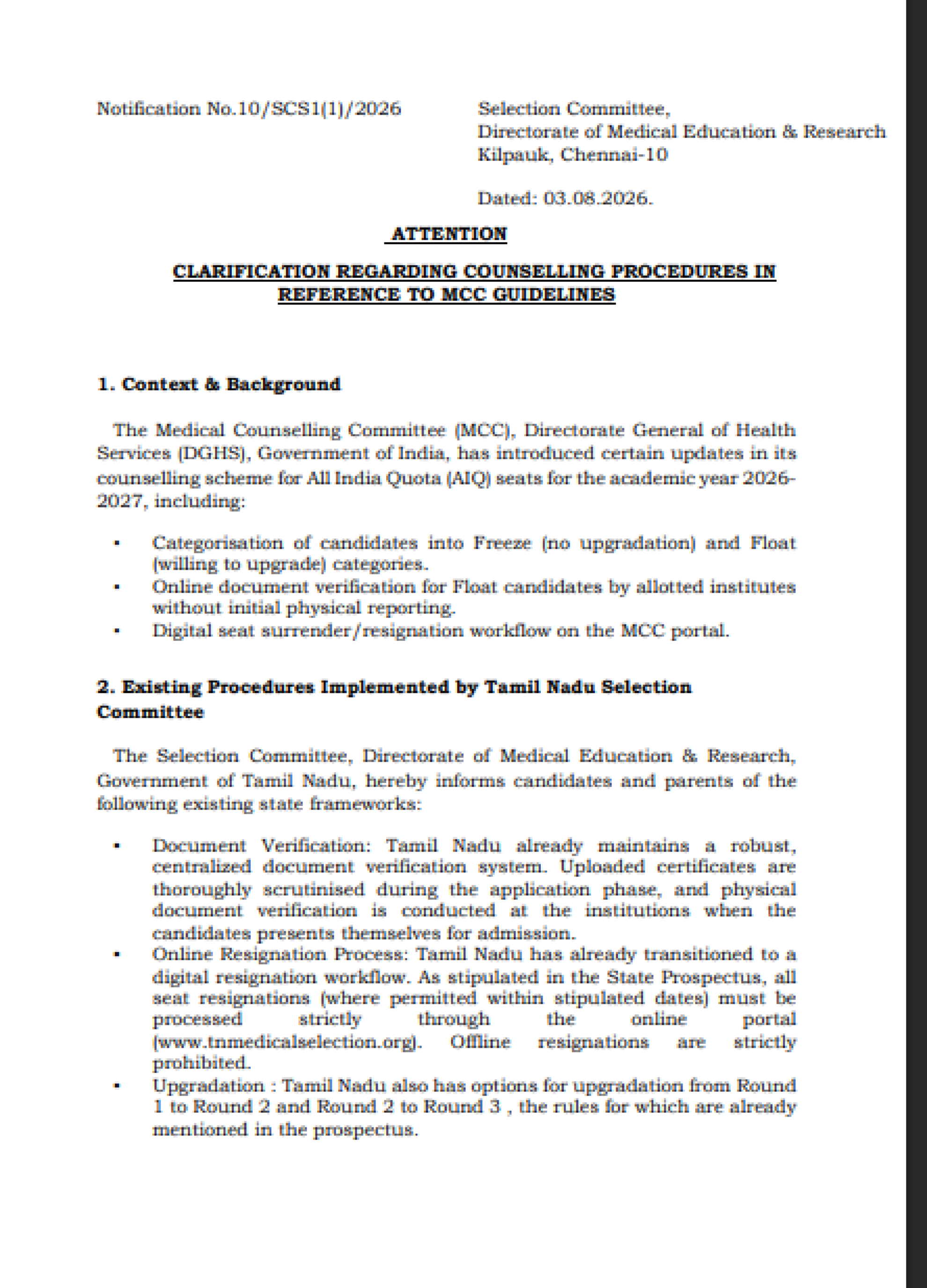 TN-Guidelines for MCC