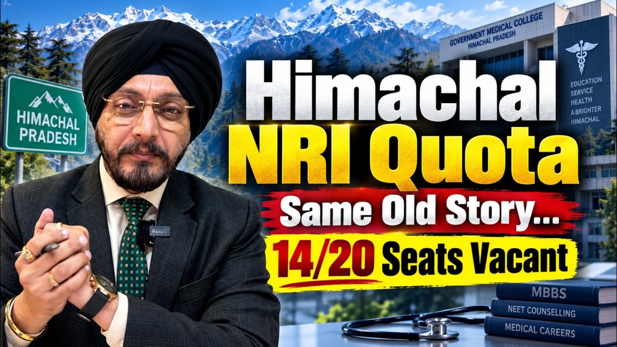 Himachal Pradesh NEET UG 2026 NRI Quota: Vacancy, Merit List, and Admission Chances for Sponsored Candidates