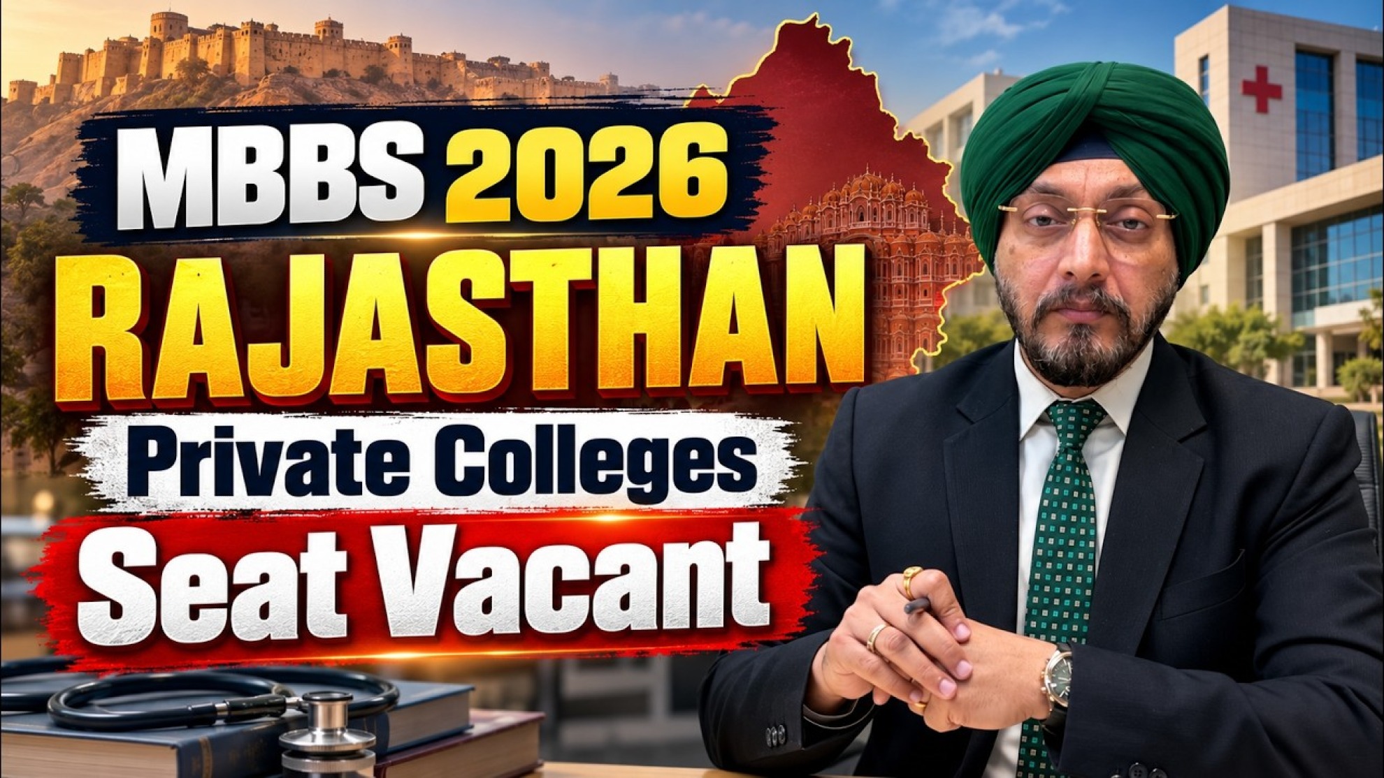 Rajasthan NEET UG Round 3 Counselling 2026: About 2,500 MBBS Seats Open in Private Medical Colleges
