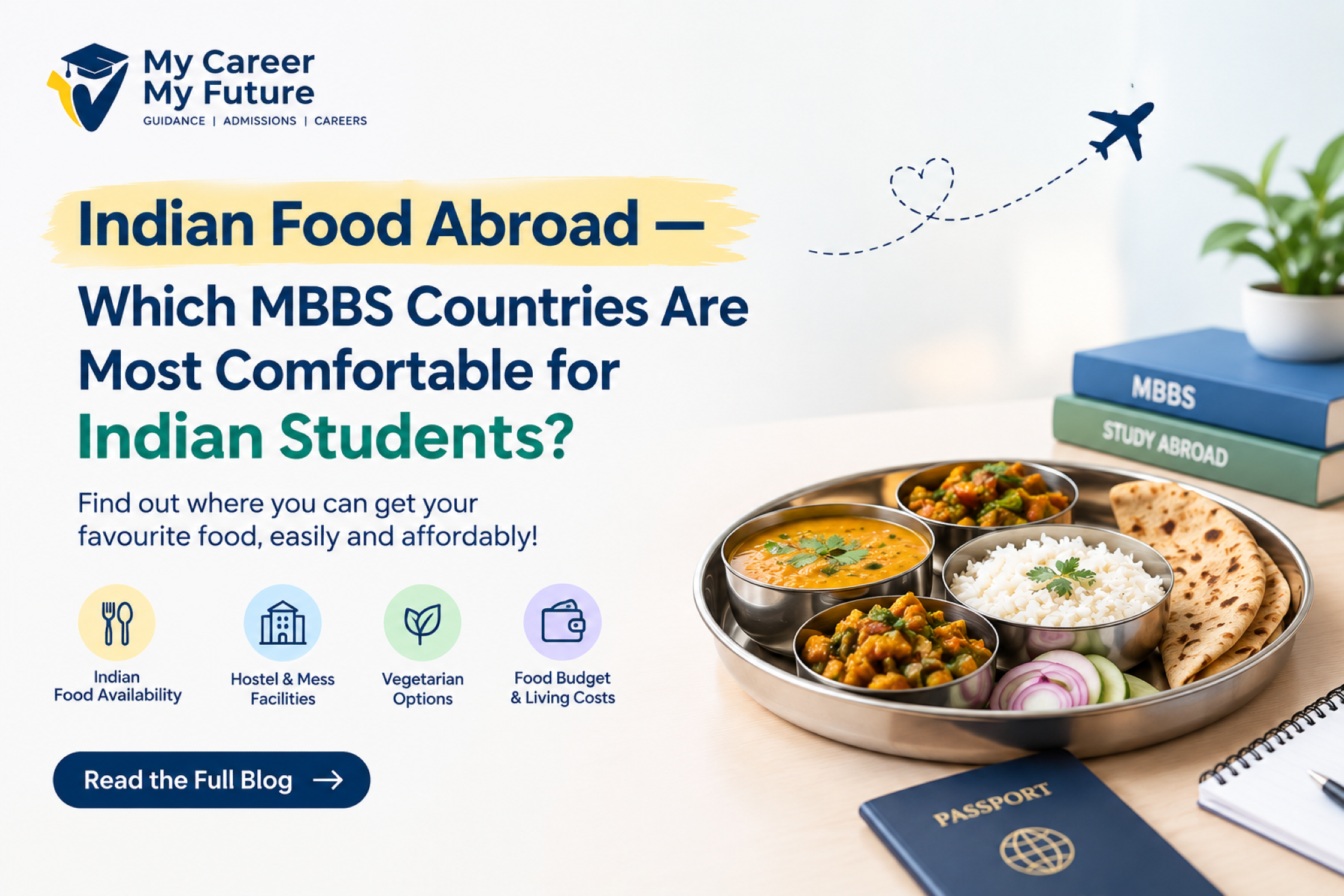 Indian Food Abroad: Which MBBS Countries Are Most Comfortable for Indian Students?