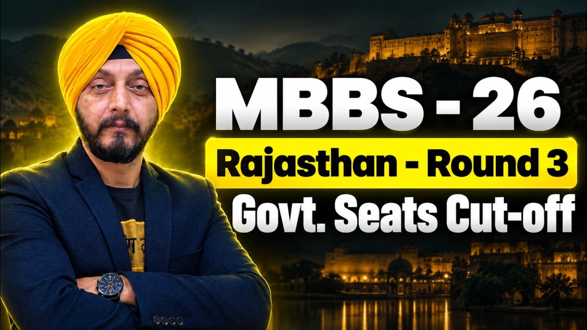 Rajasthan Government Medical Colleges Round 3 Cut-Off 2026: General Category Closing Scores